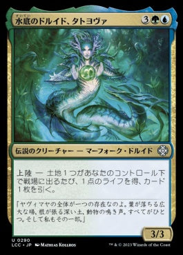 naokuroshop MTG [LCC][0290][多][U][JP][水底のドルイド、タトヨヴァ/Tatyova, Benthic Druid] NM