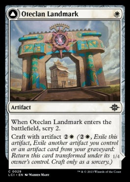 naokuroshop MTG [LCI][0029][白][C][EN][オテクランの目印/Oteclan Landmark] NM