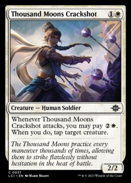 naokuroshop MTG [LCI][0037][白][C][EN][千の月の撃ち手/Thousand Moons Crackshot] NM