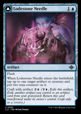 naokuroshop MTG [LCI][0062][青][U][EN][磁石の針/Lodestone Needle]（foil） NM