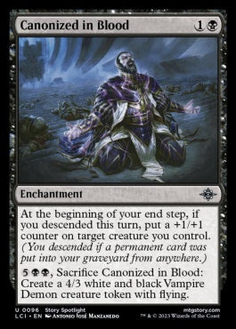 naokuroshop MTG [LCI][0096][黒][U][EN][血による列聖/Canonized in Blood]（foil） NM