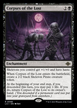 naokuroshop MTG [LCI][0098][黒][R][EN][迷いし者の骸/Corpses of the Lost] NM