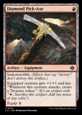 naokuroshop MTG [LCI][0143][赤][U][EN][ダイヤのツルハシ/Diamond Pick-Axe]（foil） NM