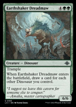 naokuroshop MTG [LCI][0183][緑][U][EN][地揺すりの戦慄大口/Earthshaker Dreadmaw] NM