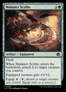 naokuroshop MTG [LCI][0200][緑][C][EN][マラメトの鎌/Malamet Scythe]（foil） NM