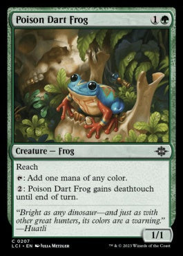 naokuroshop MTG [LCI][0207][緑][C][EN][ヤドクガエル/Poison Dart Frog] NM