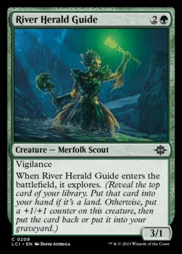 naokuroshop MTG [LCI][0209][緑][C][EN][川守りの案内人/River Herald Guide] NM