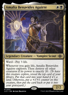 naokuroshop MTG [LCI][0221][多][R][EN][アマリア・べナヴィデス・アギーレ/Amalia Benavides Aguirre]（foil） NM