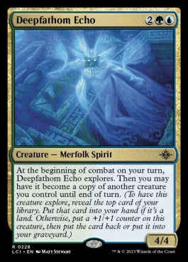 naokuroshop MTG [LCI][0228][多][R][EN][深水淵の残響/Deepfathom Echo]（foil） NM