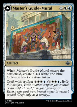 naokuroshop MTG [LCI][0233][多][U][EN][主の案内壁画/Master's Guide-Mural]（foil） NM