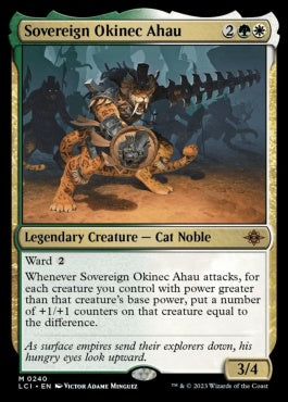 naokuroshop MTG [LCI][0240][多][M][EN][君主のオキネク・アハウ/Sovereign Okinec Ahau]（foil） NM