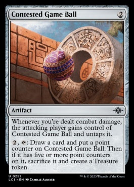 naokuroshop MTG [LCI][0251][茶][U][EN][激戦の球/Contested Game Ball]（foil） NM