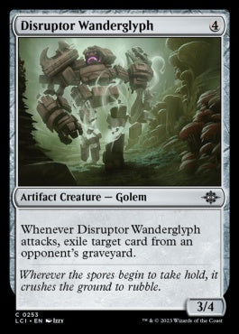 naokuroshop MTG [LCI][0253][茶][C][EN][歩く彫像の攪乱者/Disruptor Wanderglyph]（foil） NM