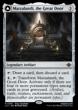 naokuroshop MTG [LCI][0256][茶][R][EN][大いなる扉、マツァラントリ/Matzalantli, the Great Door]（foil） NM