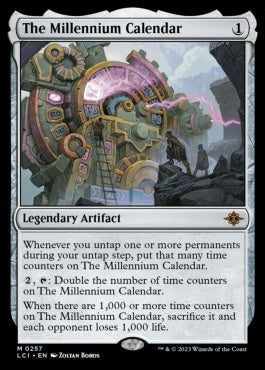 naokuroshop MTG [LCI][0257][茶][M][EN][千年暦/The Millennium Calendar]（foil） NM