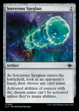 naokuroshop MTG [LCI][0261][茶][U][EN][魔術遠眼鏡/Sorcerous Spyglass] NM