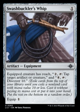 naokuroshop MTG [LCI][0263][茶][U][EN][剣客の鞭/Swashbuckler's Whip]（foil） NM