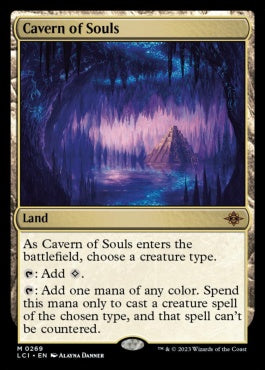 naokuroshop MTG [LCI][0269][土地][M][EN][魂の洞窟/Cavern of Souls]（foil） NM