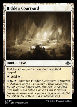 naokuroshop MTG [LCI][0274][土地][C][EN][隠された中庭/Hidden Courtyard]（foil） NM