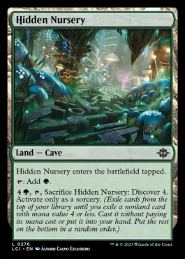 naokuroshop MTG [LCI][0276][土地][C][EN][隠された生育場/Hidden Nursery]（foil） NM