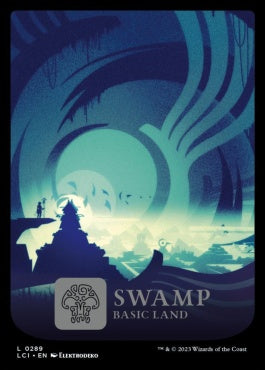 naokuroshop MTG [LCI][0289][土地][C][EN][沼/Swamp]（foil） NM