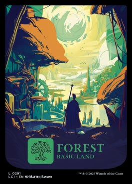 naokuroshop MTG [LCI][0291][土地][C][EN][森/Forest]（foil） NM