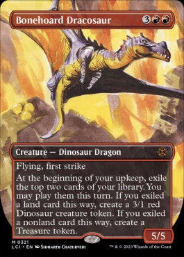 naokuroshop MTG [LCI][0321][赤][M][EN][骨集めのドラコサウルス/Bonehoard Dracosaur]（foil） NM