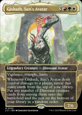 naokuroshop MTG [LCI][0330][多][M][EN][太陽の化身、ギシャス/Gishath, Sun's Avatar]（foil） NM