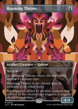 naokuroshop MTG [LCI][0344][茶][R][EN][うろつく玉座/Roaming Throne] NM