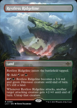 naokuroshop MTG [LCI][0350][土地][R][EN][不穏な尾根/Restless Ridgeline]（foil） NM