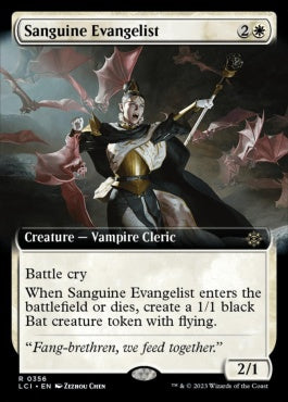 naokuroshop MTG [LCI][0356][白][R][EN][血滾りの福音者/Sanguine Evangelist] NM