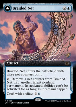 naokuroshop MTG [LCI][0360][青][R][EN][編まれた網/Braided Net]（foil） NM