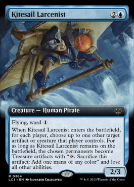 naokuroshop MTG [LCI][0364][青][R][EN][帆凧の窃盗犯/Kitesail Larcenist]（foil） NM