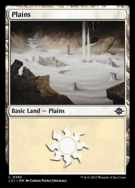 naokuroshop MTG [LCI][0393][土地][C][EN][平地/Plains]（foil） NM