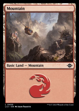 naokuroshop MTG [LCI][0400][土地][C][EN][山/Mountain]（foil） NM