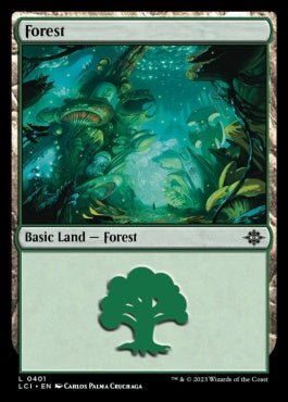 naokuroshop MTG [LCI][0401][土地][C][EN][森/Forest] NM