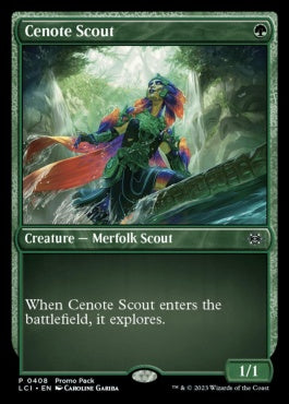 naokuroshop MTG [LCI][0408][緑][U][EN][陥没穴の偵察/Cenote Scout] NM