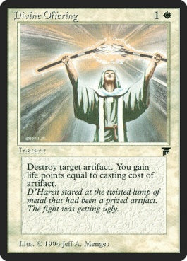 naokuroshop MTG [LEG][009][白][C][EN][Divine Offering] NM