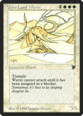 naokuroshop MTG [LEG][011][白][R][EN][Elder Land Wurm] NM