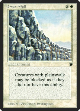 naokuroshop MTG [LEG][017][白][U][EN][Great Wall] NM