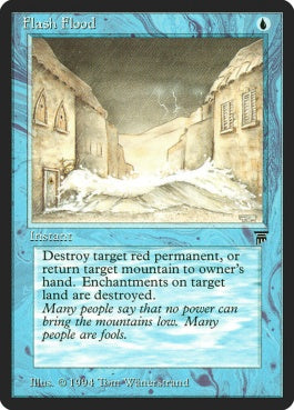 naokuroshop MTG [LEG][057][青][C][EN][Flash Flood] NM