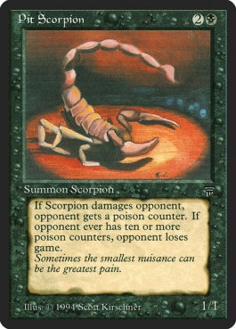 naokuroshop MTG [LEG][114][黒][C][EN][Pit Scorpion] NM