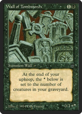 naokuroshop MTG [LEG][129][黒][U][EN][Wall of Tombstones] NM