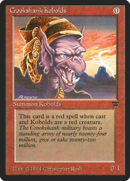 naokuroshop MTG [LEG][141][赤][C][EN][Crookshank Kobolds] NM