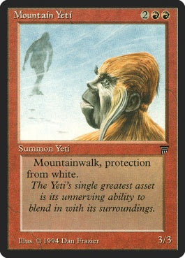 naokuroshop MTG [LEG][159][赤][U][EN][Mountain Yeti] NM