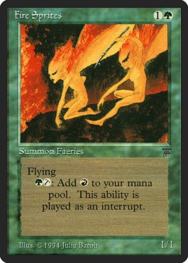 naokuroshop MTG [LEG][186][緑][C][EN][Fire Sprites] NM