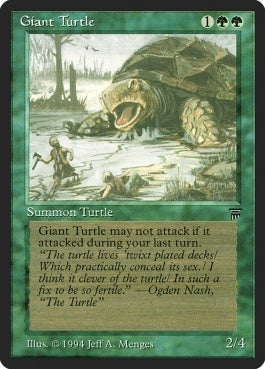 naokuroshop MTG [LEG][188][緑][C][EN][Giant Turtle] NM