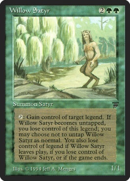 naokuroshop MTG [LEG][212][緑][R][EN][Willow Satyr] NM