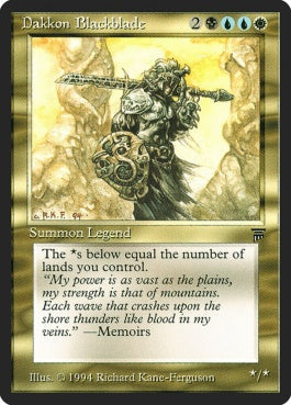 naokuroshop MTG [LEG][225][多][R][EN][Dakkon Blackblade] NM