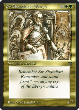 naokuroshop MTG [LEG][257][多][U][EN][Sir Shandlar of Eberyn] NM